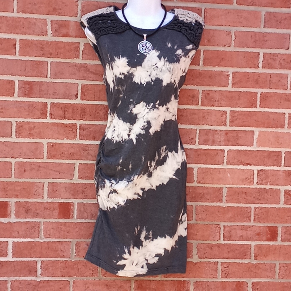 🍂Pam & Gela Acid Wash Tie-dye Dress